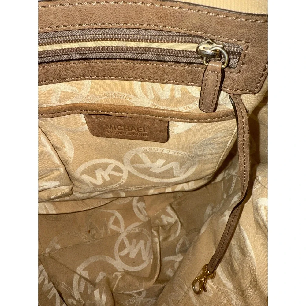 VTG Michael‎ Michael Kors Large Leather purse handbag 14 x 16 real leather